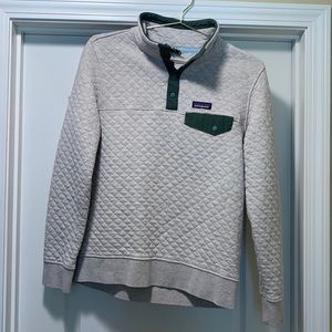 Patagonia Organic Cotton Quilt Snap-T Pullover Women’s Size Medium-VGUC/Like New